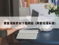 邯郸黑客漫画素材下载网站（黑客动漫头像）